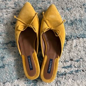 Margaux the Ballet Mule in yellow sz 40.5 (US 10)